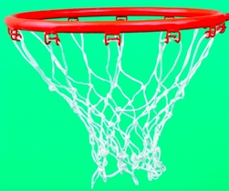 SURE SHOT 403 Heavy Duty White Basketball Nets