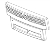 Life Fitness 95ti Treadmill FRONT PANEL with Medallion