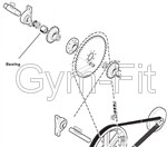 Technogym Step Race Bearing