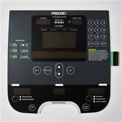 Precor 556i Experience Series Overlay Keypad