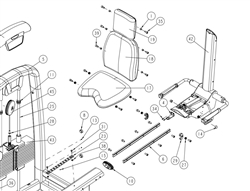 Seat Stop M815 Calf Raise Technogym Selection Line