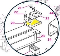 Concept2 Rower Front Bumper Top