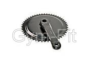 Keiser Orange & Grey Cycle Crank & Sprocket