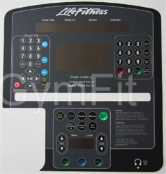 Life Fitness CLSX Integrity Cycle Overlay & Key Pad Set