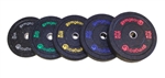 Black Rubber Bumper Olympic Plates 5kg to 25kg