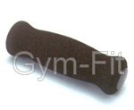 Foam Hand Grip Open Ended 5 Inch Long 1.25 Inch Inside Diameter Black