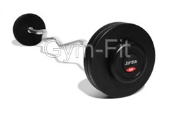 Jordan Rubber Barbell 60KG. Curl Bar