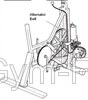 Life Fitness 9500 Upright Bike - Alternator Belt