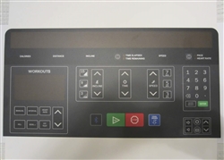 Life Fitness SL Console Overlay with Conductive Silver on Back