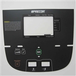 Precor P20 Treadmill Upper Overlay Keypad