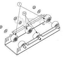 Eccentric Wheel for Star Trac Elliptical Natural Runner (5200 Series)