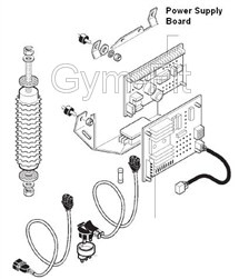 Technogym XT Stepper Power Supply Board