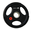 5kg Rubber Olympic Plate (with Tri-Grips)