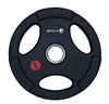 10kg Rubber Olympic Plate (with Tri-Grips)