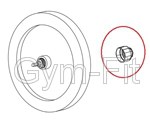 Schwinn Indoor Cycle Flywheel Hub Cover