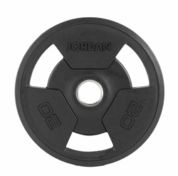 JORDAN 20kg Rubber Tri Grip Olympic Plate