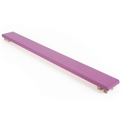 PADDED PLANK PURPLE 2130MM LONG  WITH BATTENS BOTH ENDS