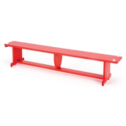 ACTIVBENCH   2M RED WITH CASTORS