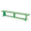 ACTIVBENCH   2M GREEN WITH CASTORS