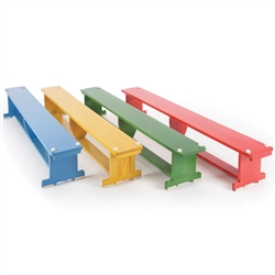 ACTIVBENCH   2M SET OF 4 WITH CASTORS