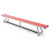 LITABENCH   2.4M WITH TIMBER TOP RED