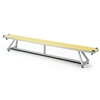 LITABENCH   2.4M WITH UPHOLSTERED TOP. YELLOW