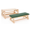BAR BOX 3' (0.91M) 2 SECTION WITH GREEN CANVAS TOP