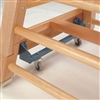 BAR BOX 3' (0.91M) 2 SECTION   WITH GREEN CANVAS TOP AND WHEELING DEVICE