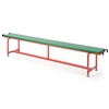 PADDED STEEL BALANCE BENCH  2M, GREEN