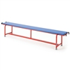 PADDED STEEL BALANCE BENCH  2M, BLUE