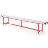 PADDED STEEL BALANCE BENCH  2M, PURPLE