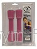 SOFT FOAM DUMBBELLS  PAIR  0.5KG  PINK  FITNESS MAD