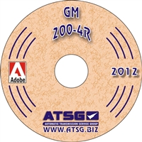 ATSG CDROM Manual for 1980-89 Chevy/GM 200-4R Transmission