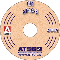 ATSG Rebuild Manual on CDROM for Chevy/GM 4T40E Transaxle