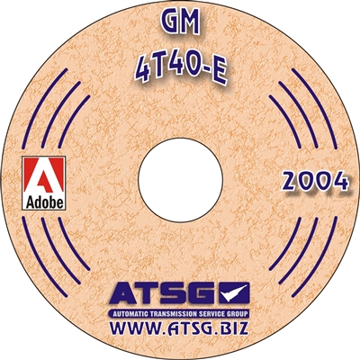 ATSG Rebuild Manual on CDROM for Chevy/GM 4T40E Transaxle