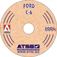 ATSG CDROM Manual for Ford C6 Transmission 1966-up