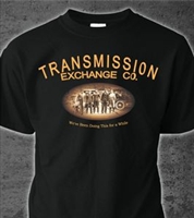 Black Transmission Exchange Co T-shirt - Large FREE SHIPPING IN USA