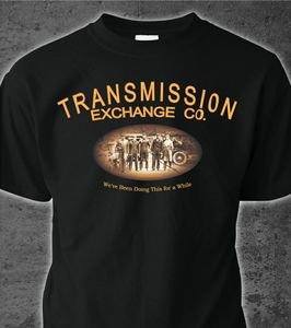 Black Transmission Exchange Co T-shirt - Large FREE SHIPPING IN USA