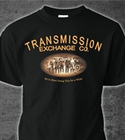 Black Transmission Exchange Co T-shirt - X-Large FREE SHIPPING IN USA