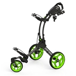 Clicgear Rovic Swivel RV1S Golf Push Cart - Charcoal/Lime