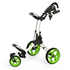 Clicgear Rovic Swivel RV1S Golf Push Cart - Arctic/Lime