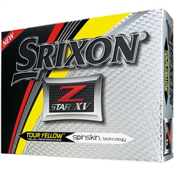 Srixon Z-Star XV Pure Yellow Golf Balls - 1 Dozen