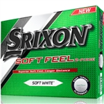 Srixon Soft Feel Soft White Golf Balls - 1 Dozen