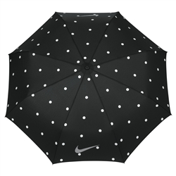 Nike 42 inch Collapsible Umbrella - Black/Silver/White