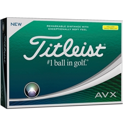 Titleist AVX Yellow Golf Balls