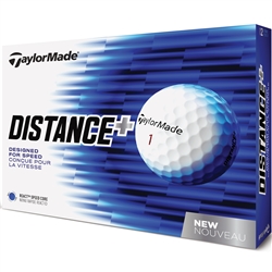 TaylorMade TM Distance+ Golf Balls - 1 Dozen