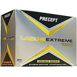 Bridgestone Precept Laddie Extreme Double Dozen Yellow Golf Balls