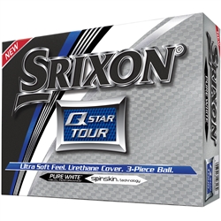 Srixon Q-Star Tour Pure White Golf Balls - 1 Dozen