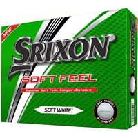 Srixon Soft Feel Soft White Golf Balls - 1 Dozen