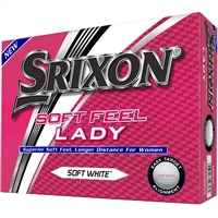 Srixon Soft Feel Lady Soft White Golf Balls - 1 Dozen